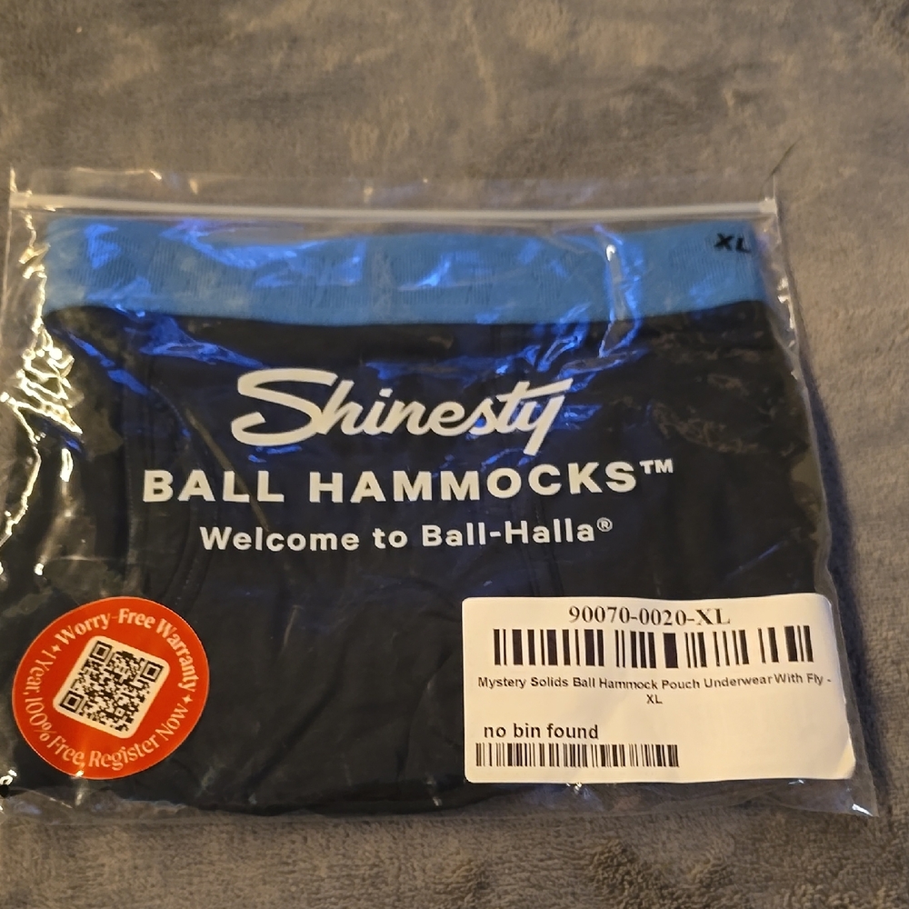 Shinesty Men's Black and Blue Boxer Briefs